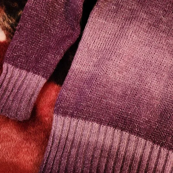 Purple Arizona Jean Company Girls Sweater Size 10/12 - Picture 3 of 4